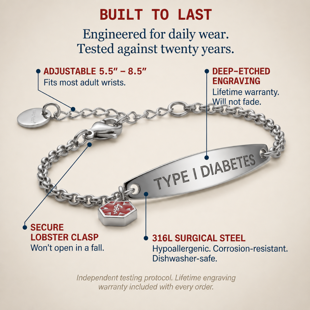 Wrist-Check Diabetes Bracelet