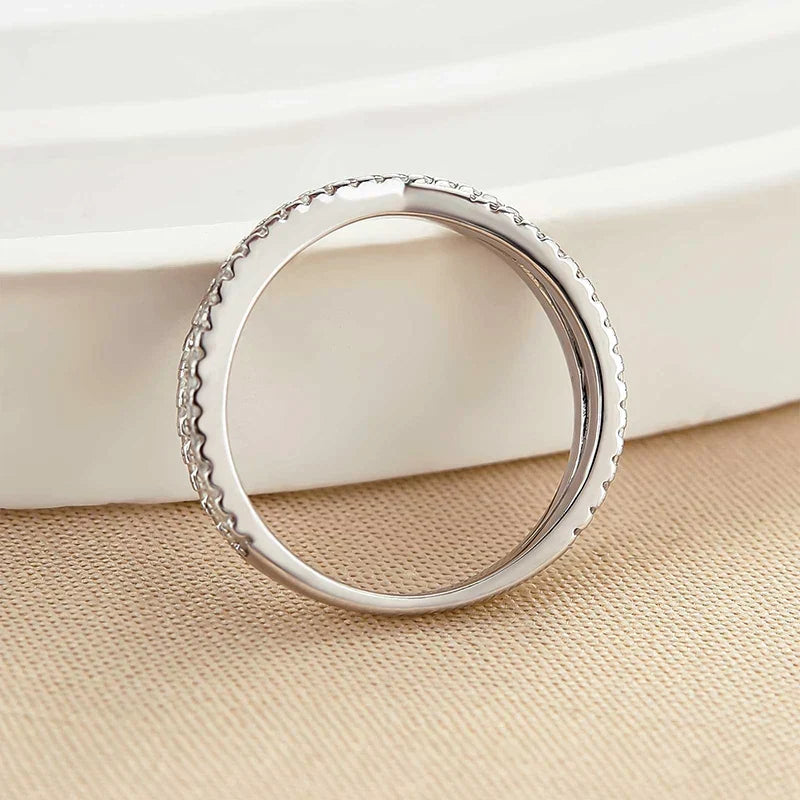 Criss Cross Wedding Ring for Women