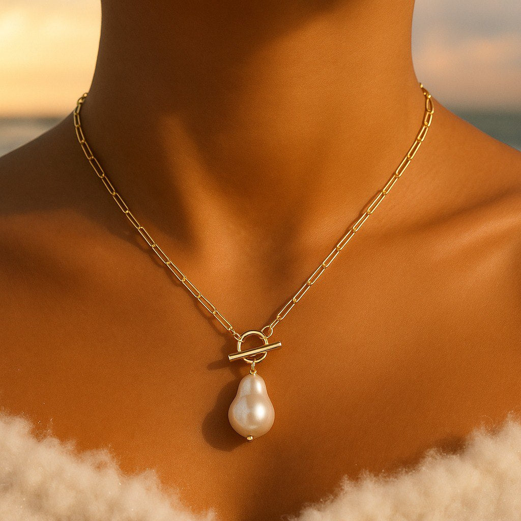Artemia | Necklace with Pearl Pendant