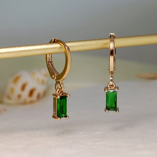 Green Lantern Earrings