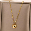 Golden Heart Necklace