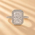 Radiant Cut Vintage Ring for Everyday Wear