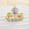 Marquise Cut Bridal Ring Set