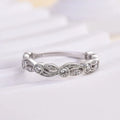 Vintage Leaf & Vine Art Deco Wedding Ring