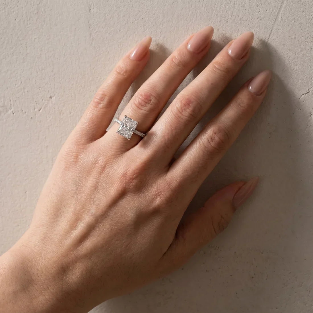 Radiant Cut Engagement Ring For Women