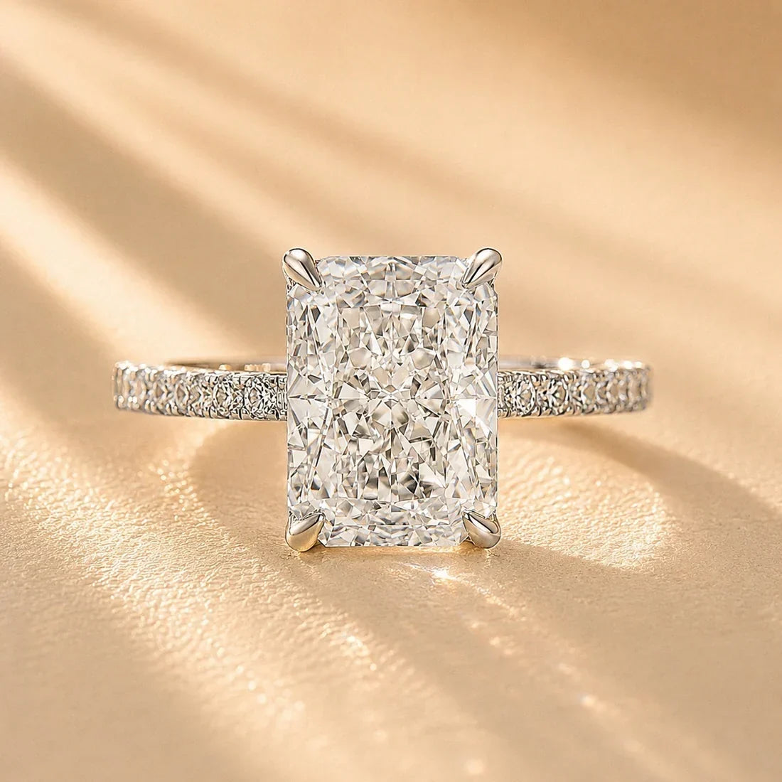 Radiant Cut Engagement Ring For Women