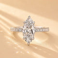 Elegant Marquise Cut Engagement Ring