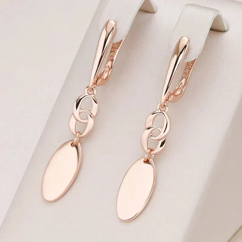 Elegant Rose Gold Earrings