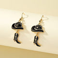 Western Noir Drop Earrings