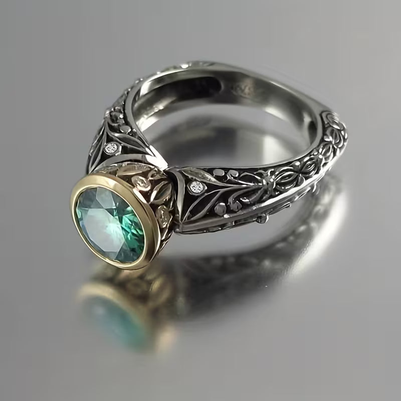 Verdant Elegance Heirloom Ring