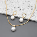 Golden  Pearl Jewelry Set