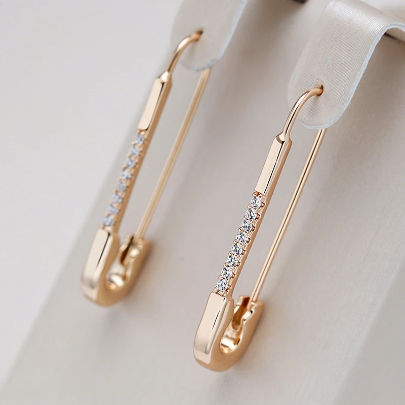 Elegant Clip-On Earrings in Gold