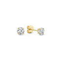 Larmes De Lune Stone Stud Earrings
