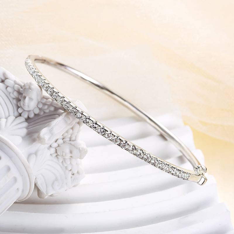 Noble Round Cut Tennis Bracelet For Women