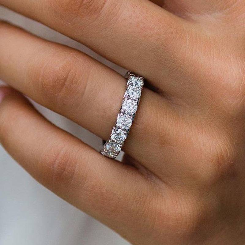 Round Cut Women'S Wedding Ring