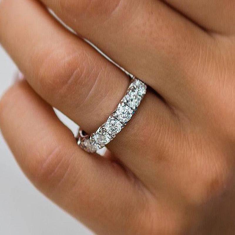 Round Cut Women'S Wedding Ring