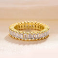 Classic Emerald Cut Women'S Wedding Ring
