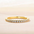 Half Eternity Thin Women's Wedding Band