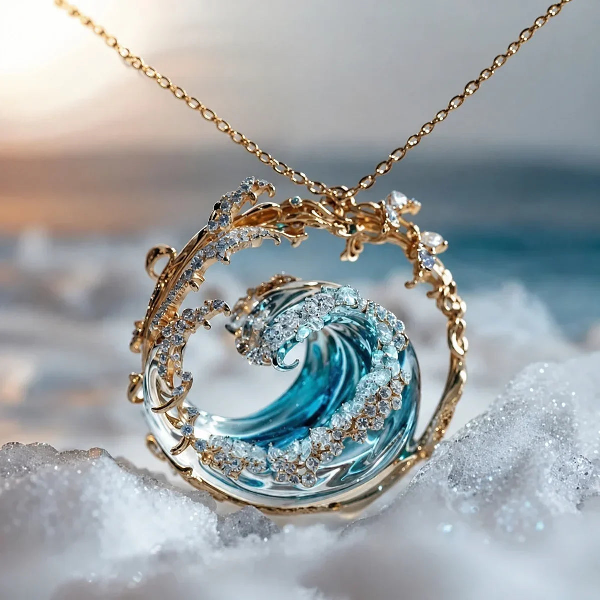 Ocean'S Oath Vintage Necklace
