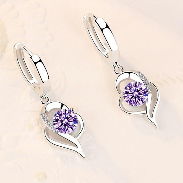 Silver Zirconia Earrings